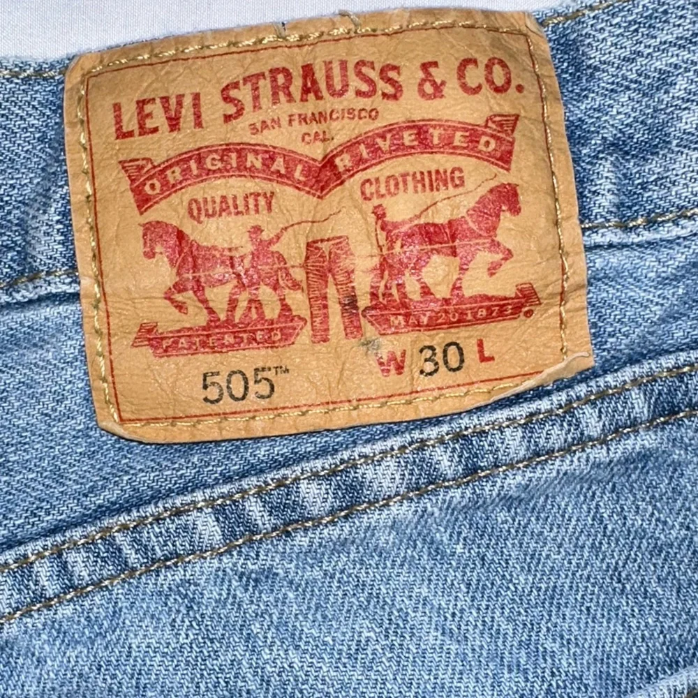 Levi's Blue Jean Shorts Classic Denim Style